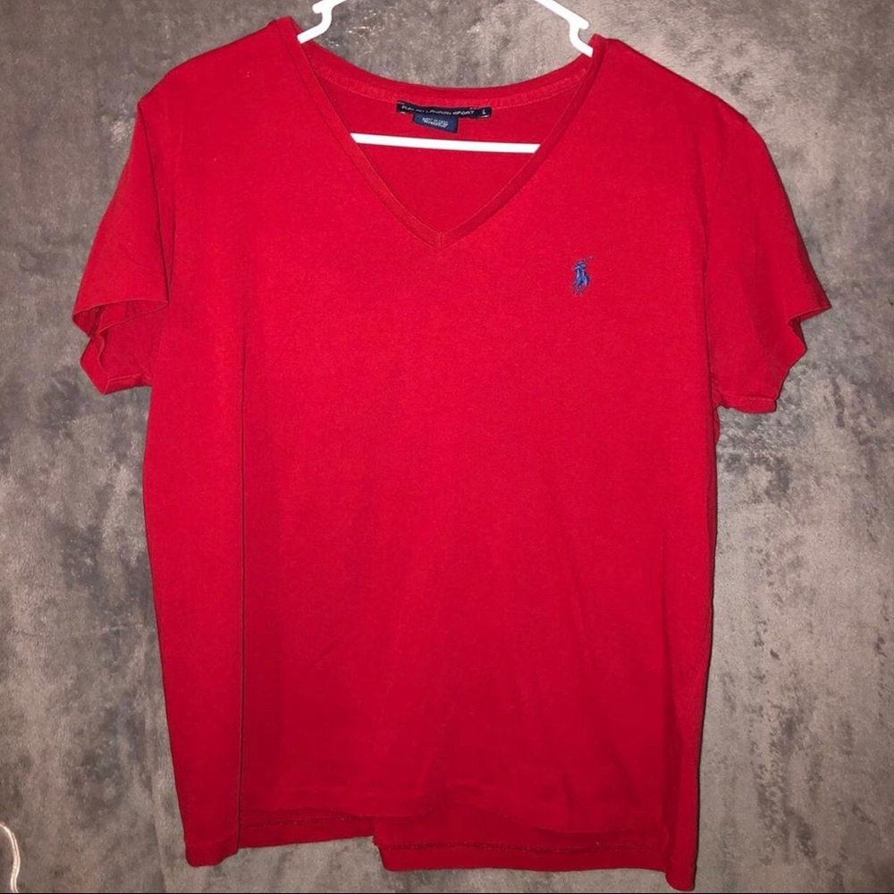 Red Polo Tee